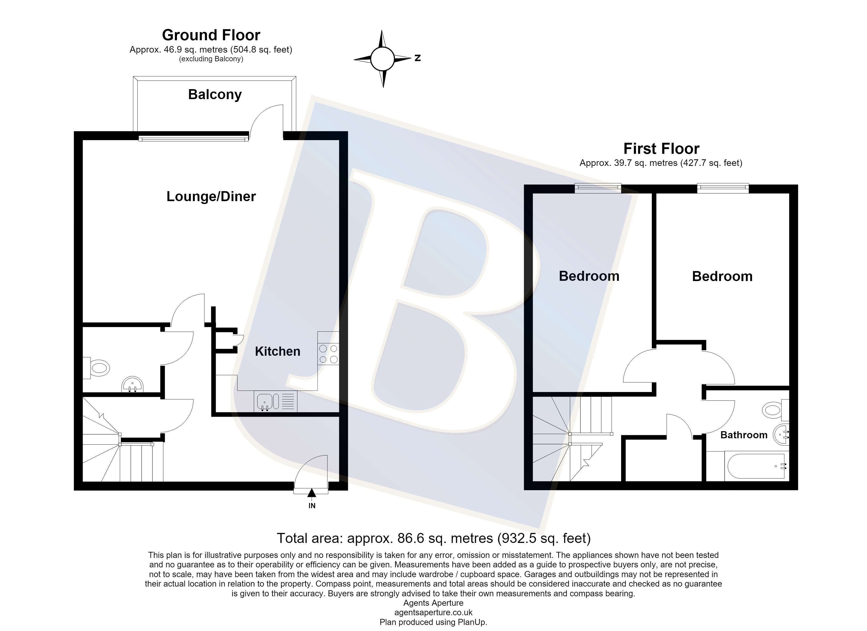 209, Edge Court, Chadwell Heath floorplan