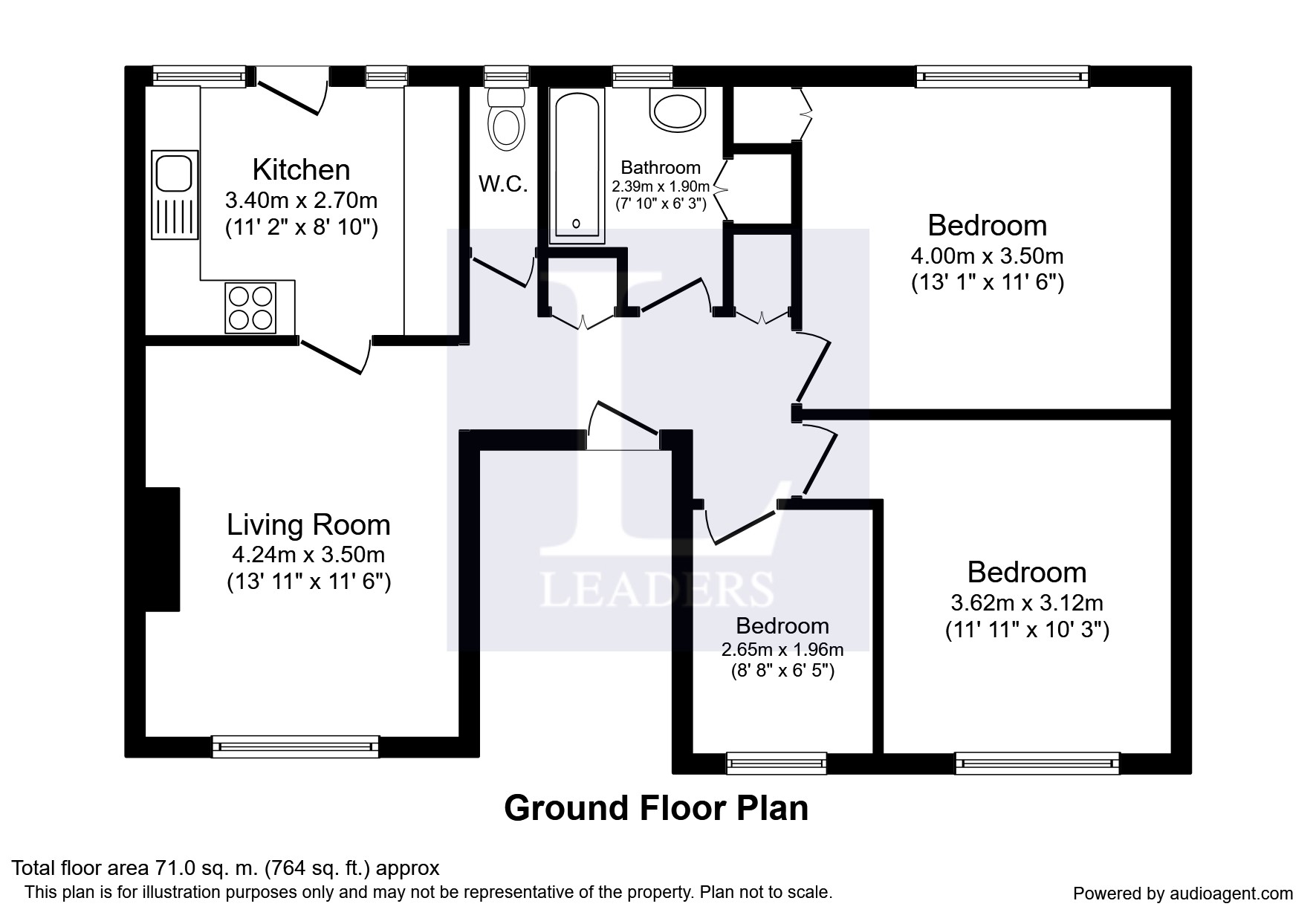 2 Bedrooms Flat to rent in Quarry Street, Guildford GU1