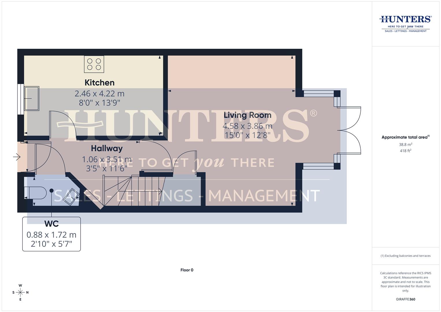 82, Turnberry Drive, Hebburn floorplan