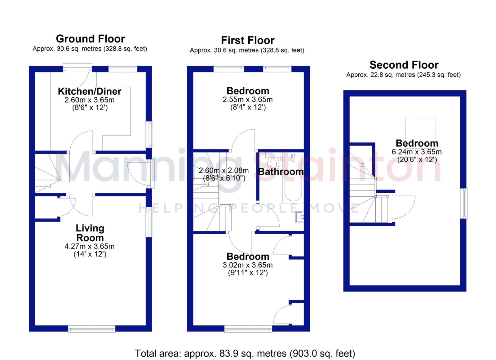 12, Lea Farm Road, Leeds floorplan