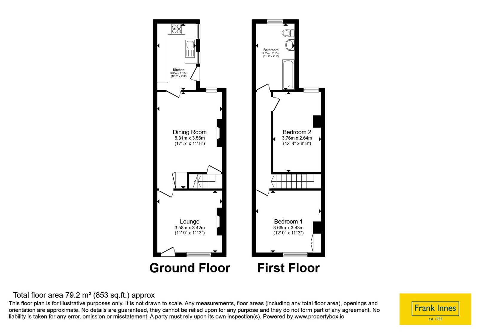 29, Hardwick Street, Derbyshire floorplan