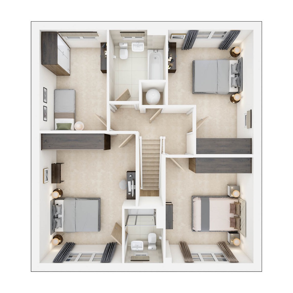 The Marford - Plot 217, High Leigh Garden Village, Schofield Way, Hoddesdon floorplan
