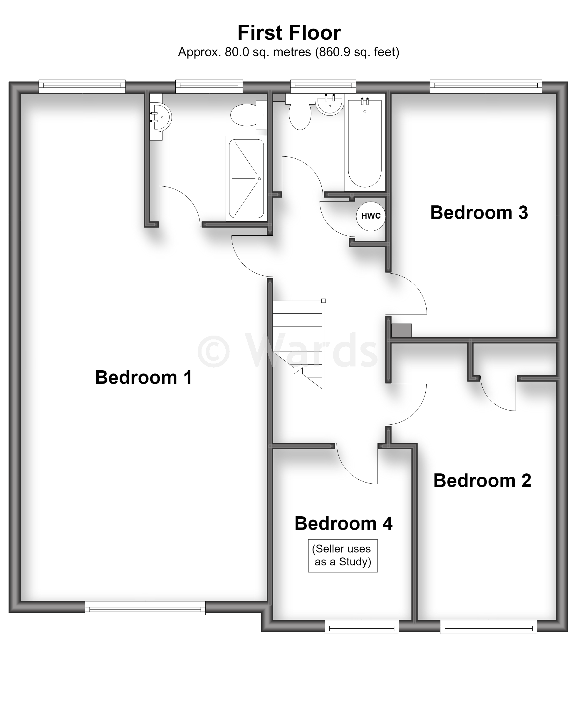 152, St. Richard's Road, Deal floorplan