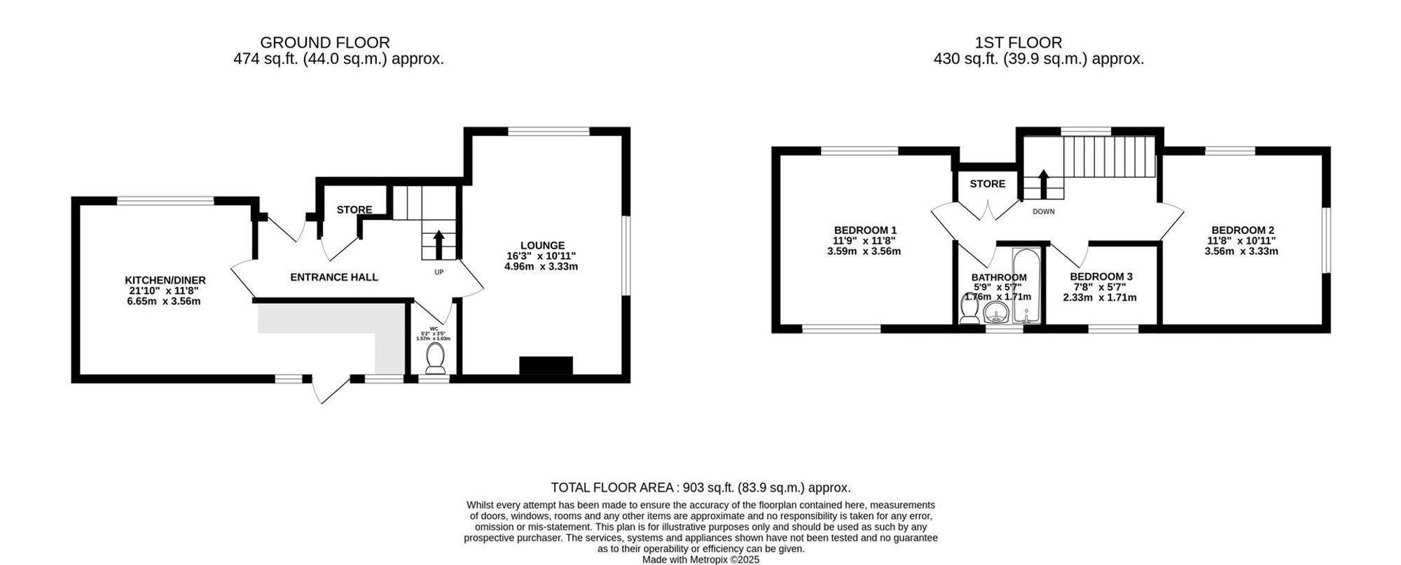 39, Ashgate Valley Road, Chesterfield floorplan