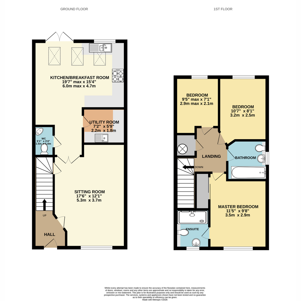 37, Hophurst Drive, Crawley floorplan