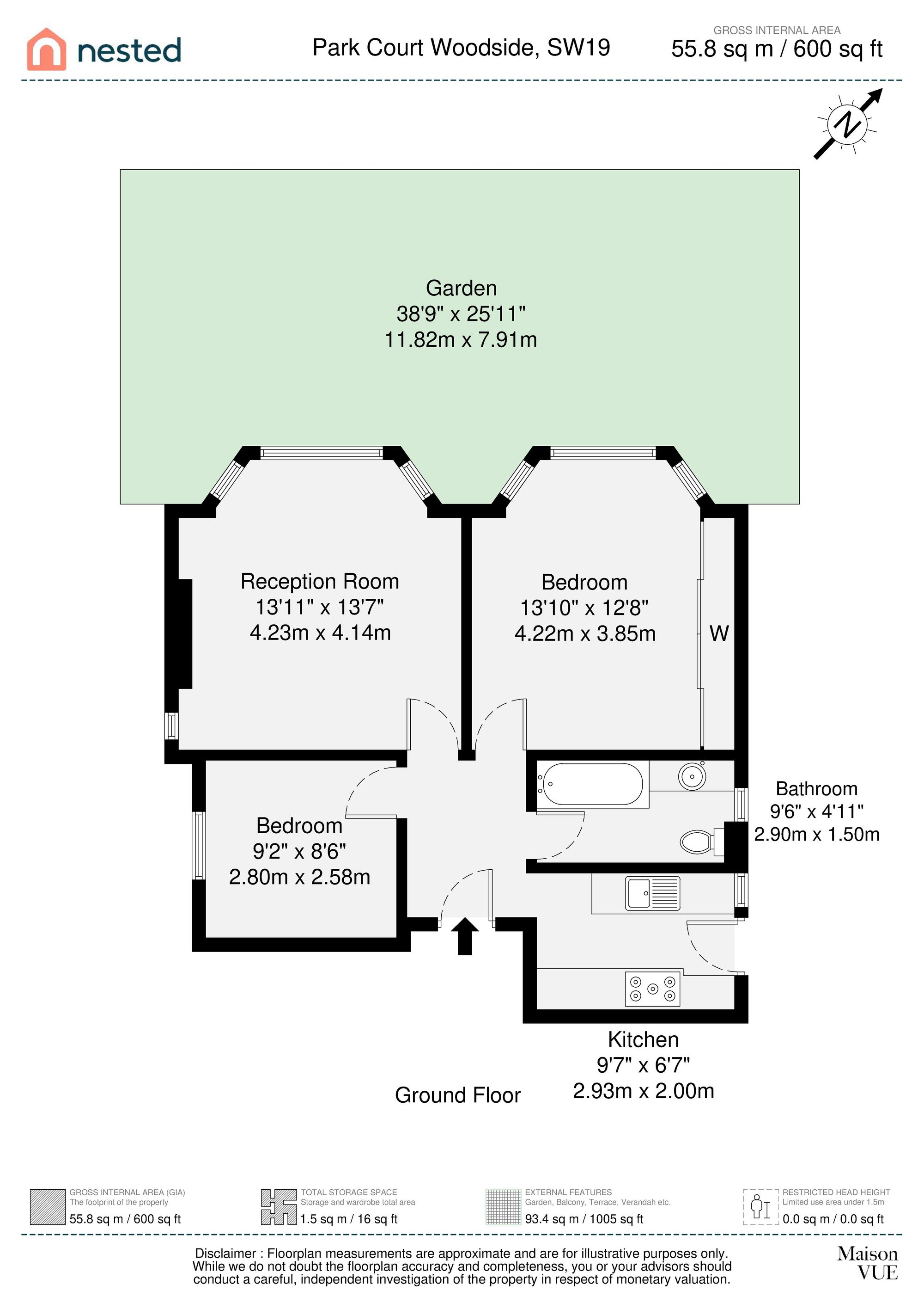 Woodside, Park Court Woodside SW19, 2 bedroom flat for sale - 69576235 ...