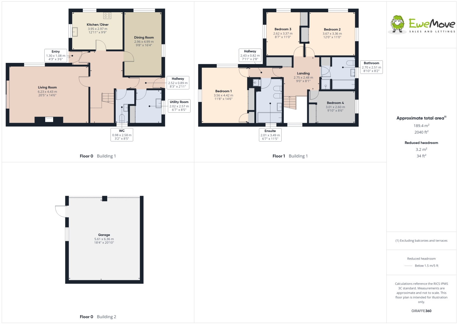 Woodcote, Back Lane, York floorplan