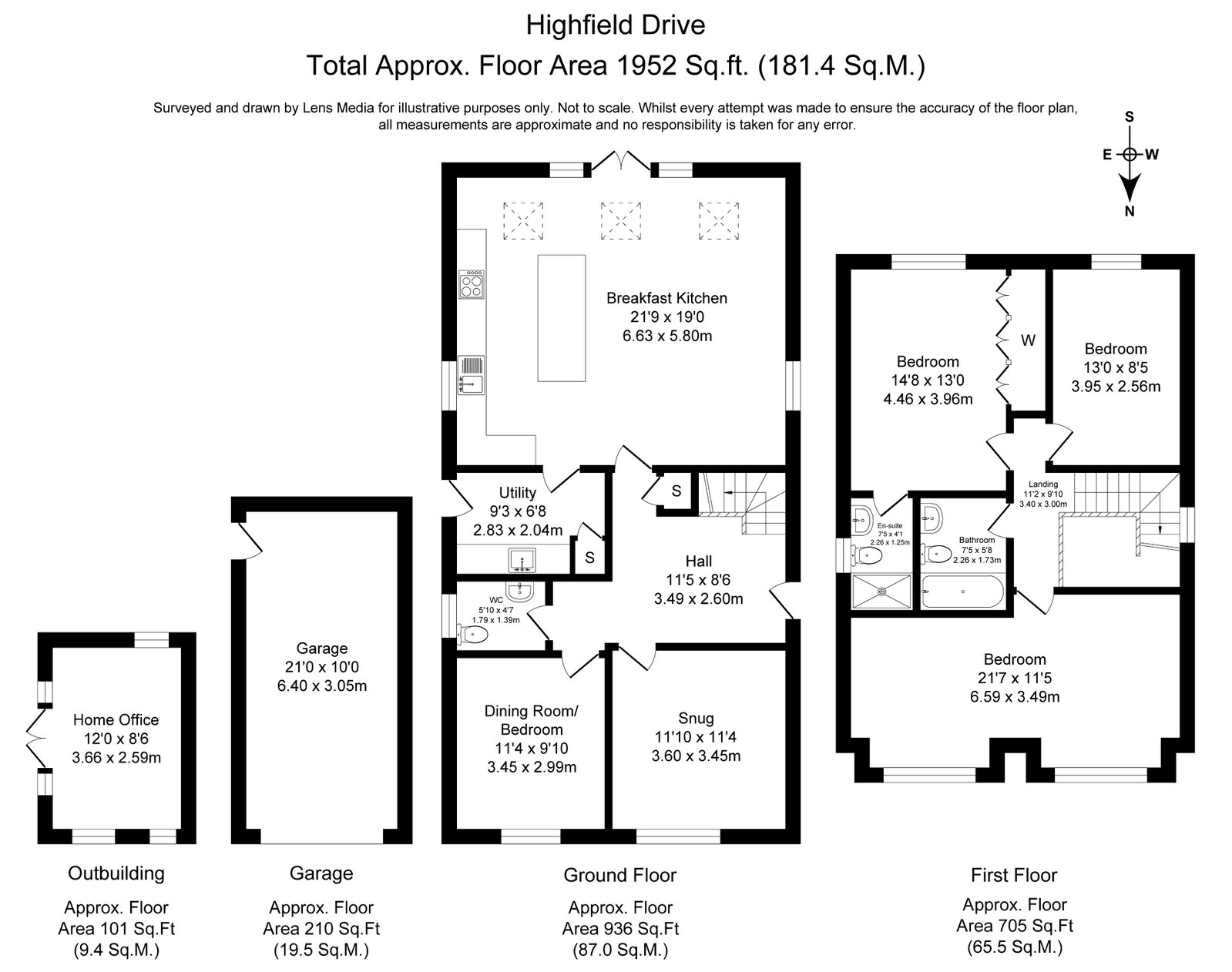 5, Highfield Drive, Preston floorplan