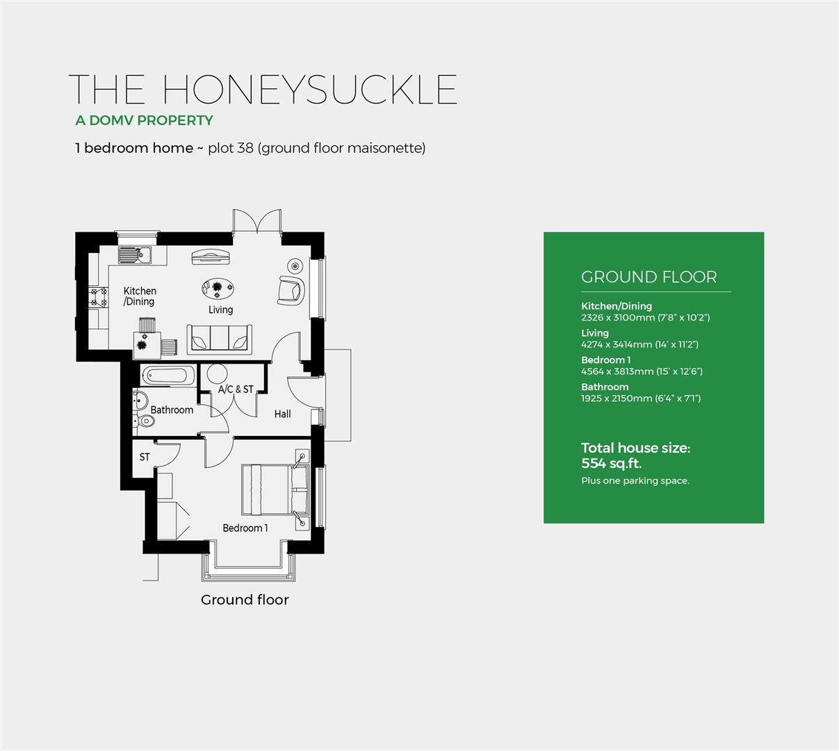 Plot 38, The Honeysuckle, Severn Meadows, Upton Upon Severn floorplan