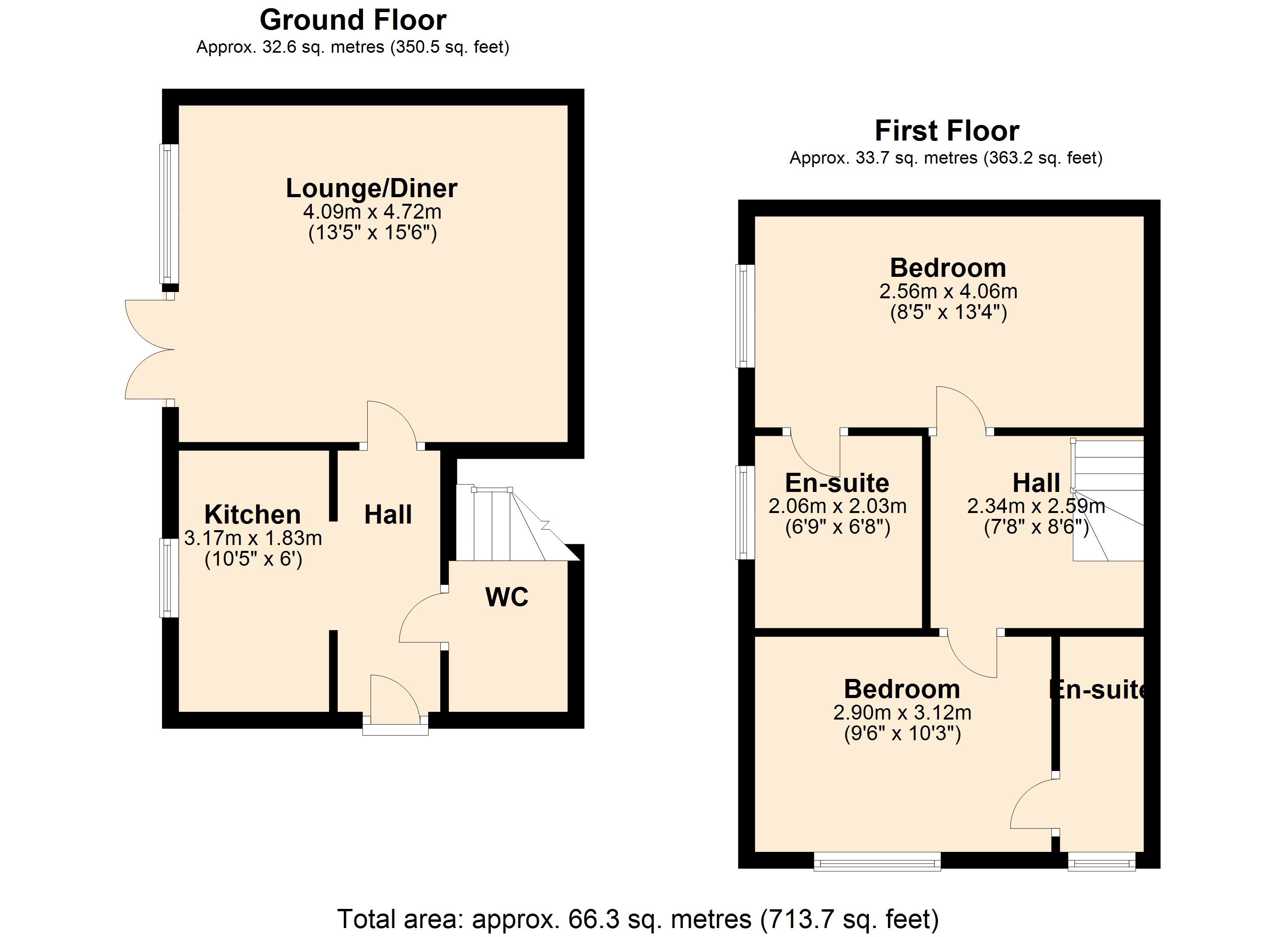 2 Bedrooms Semi-detached house for sale in Paddock View, Doncaster DN1