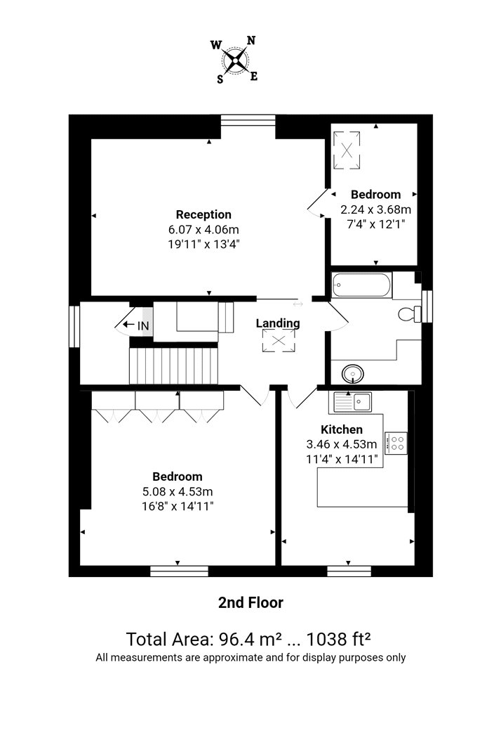 2 Bedrooms Flat to rent in The Avenue, Queens Park, London NW6