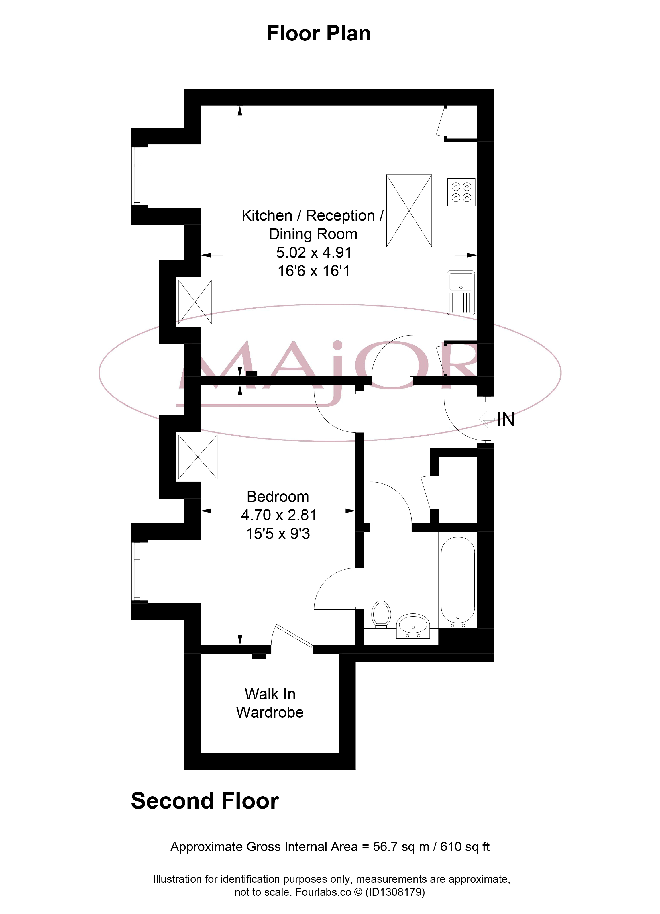 18, Hartwell House, Watford floorplan