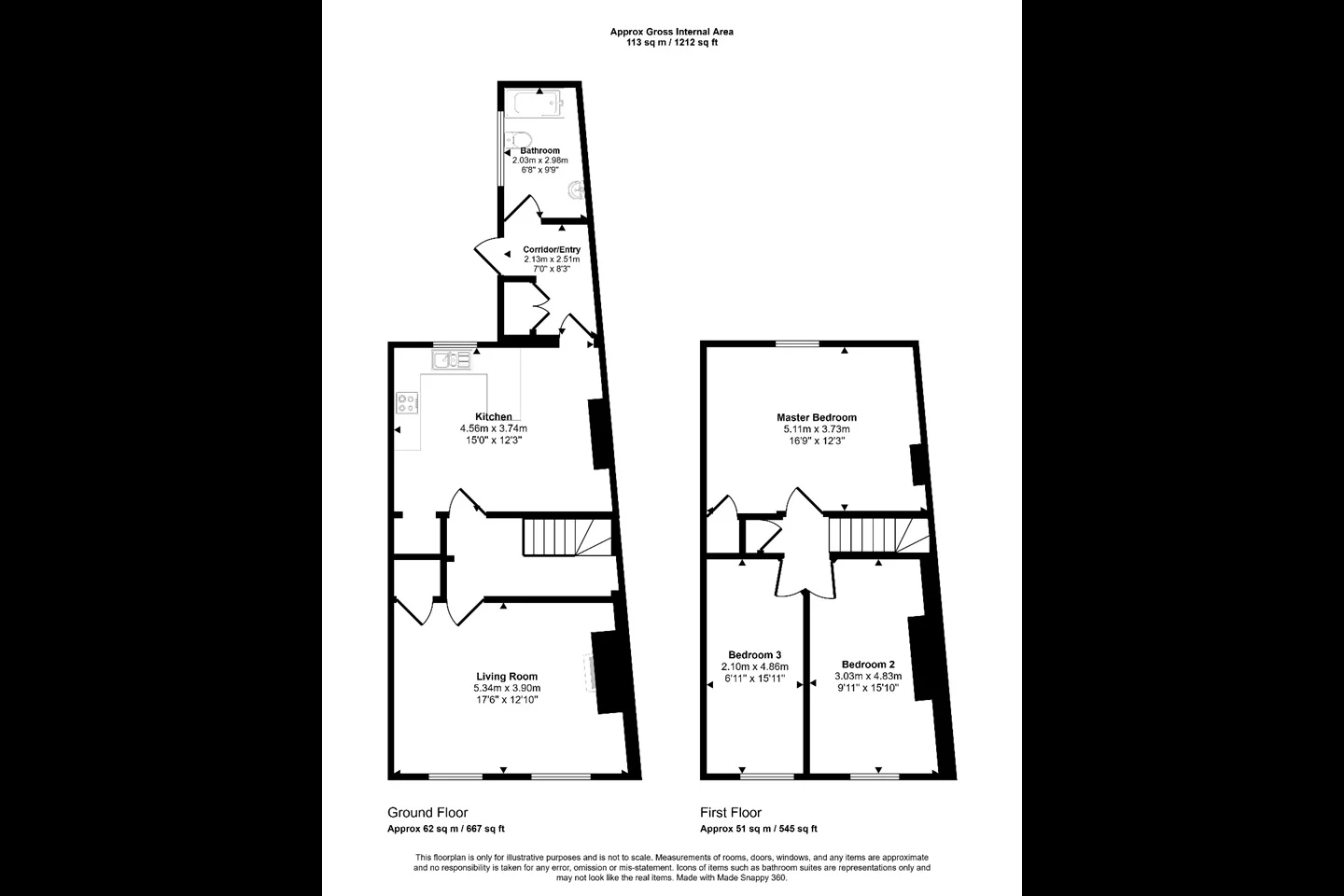 23, Sheaf Street, Daventry floorplan