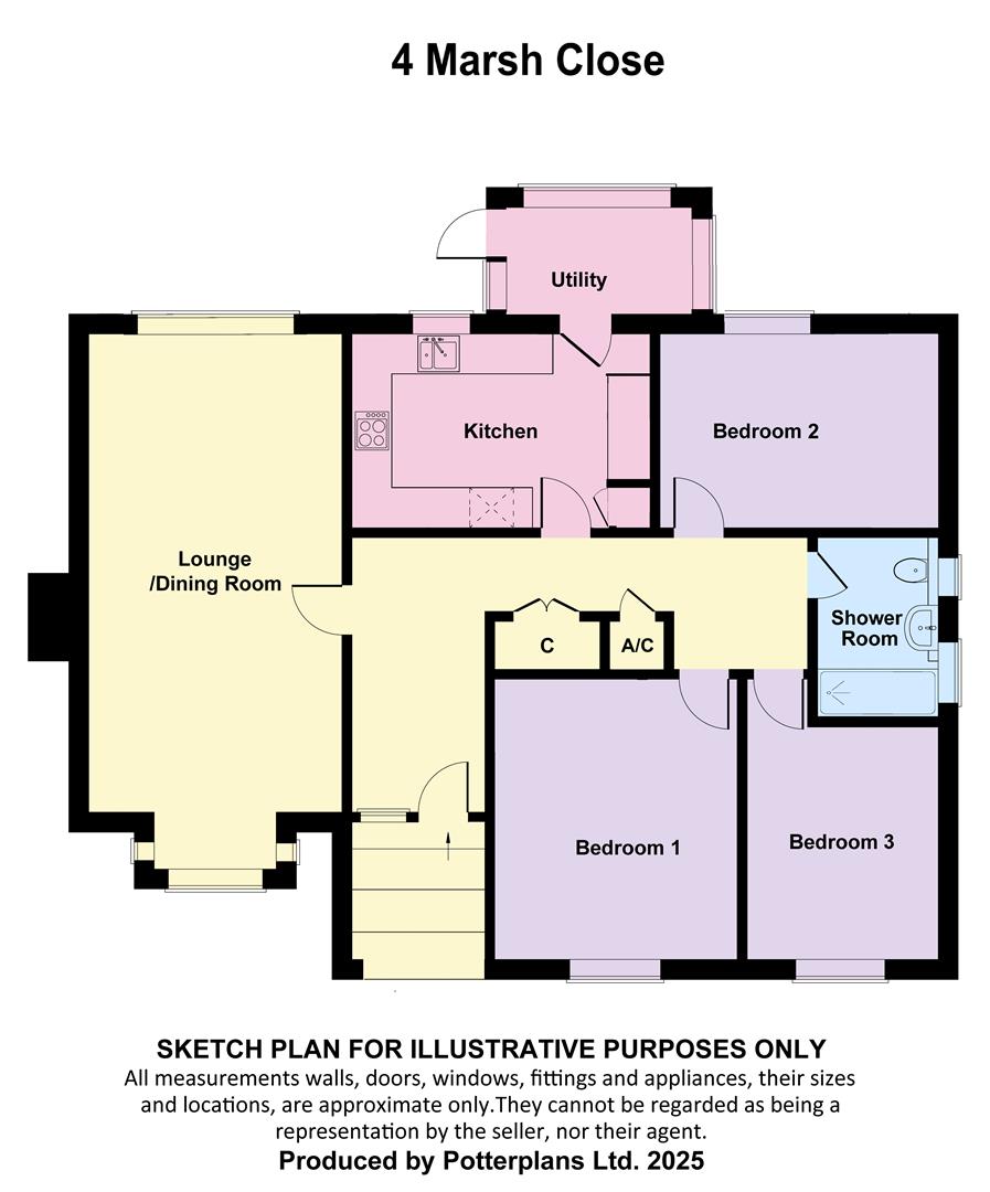 4, Marsh Close, Freshwater floorplan