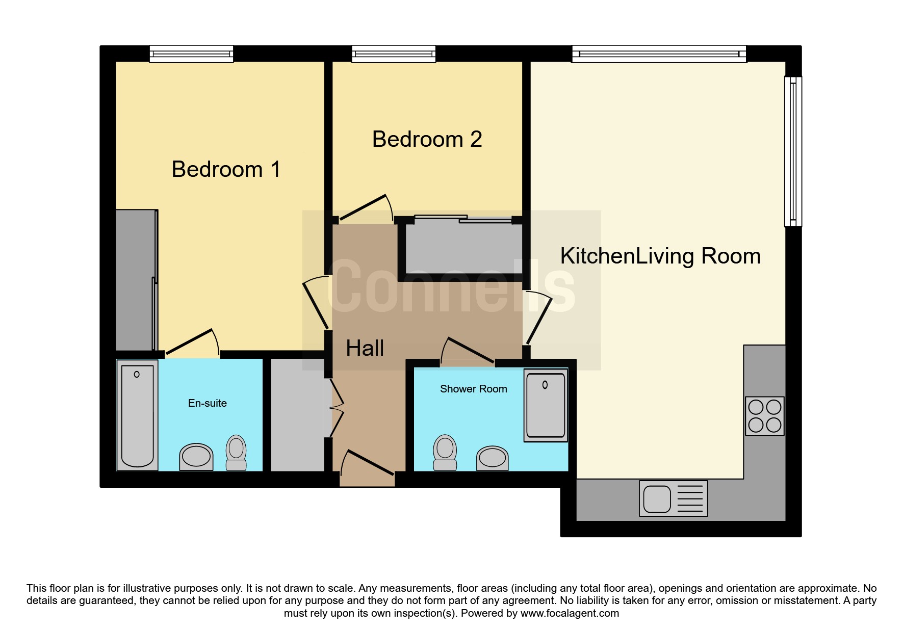 35, Melrose Apartments, 2a, Bell Barn Road, Birmingham floorplan