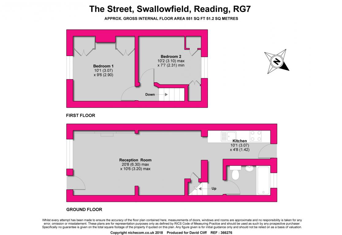 2 Bedrooms End terrace house for sale in Swallowfield, Reading RG7