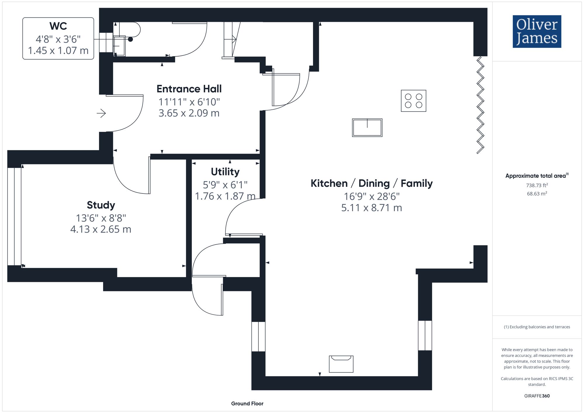 81A Green End Road, Huntingdon floorplan