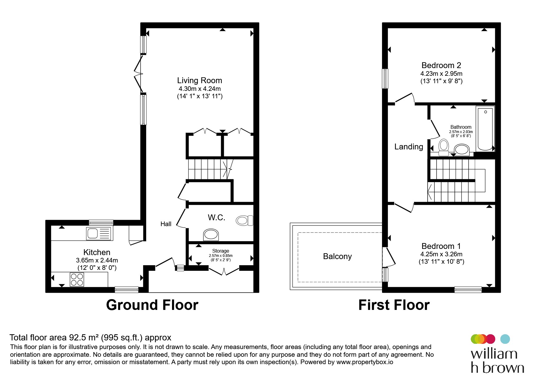 2, Queen Elizabeth Place, Tilbury floorplan