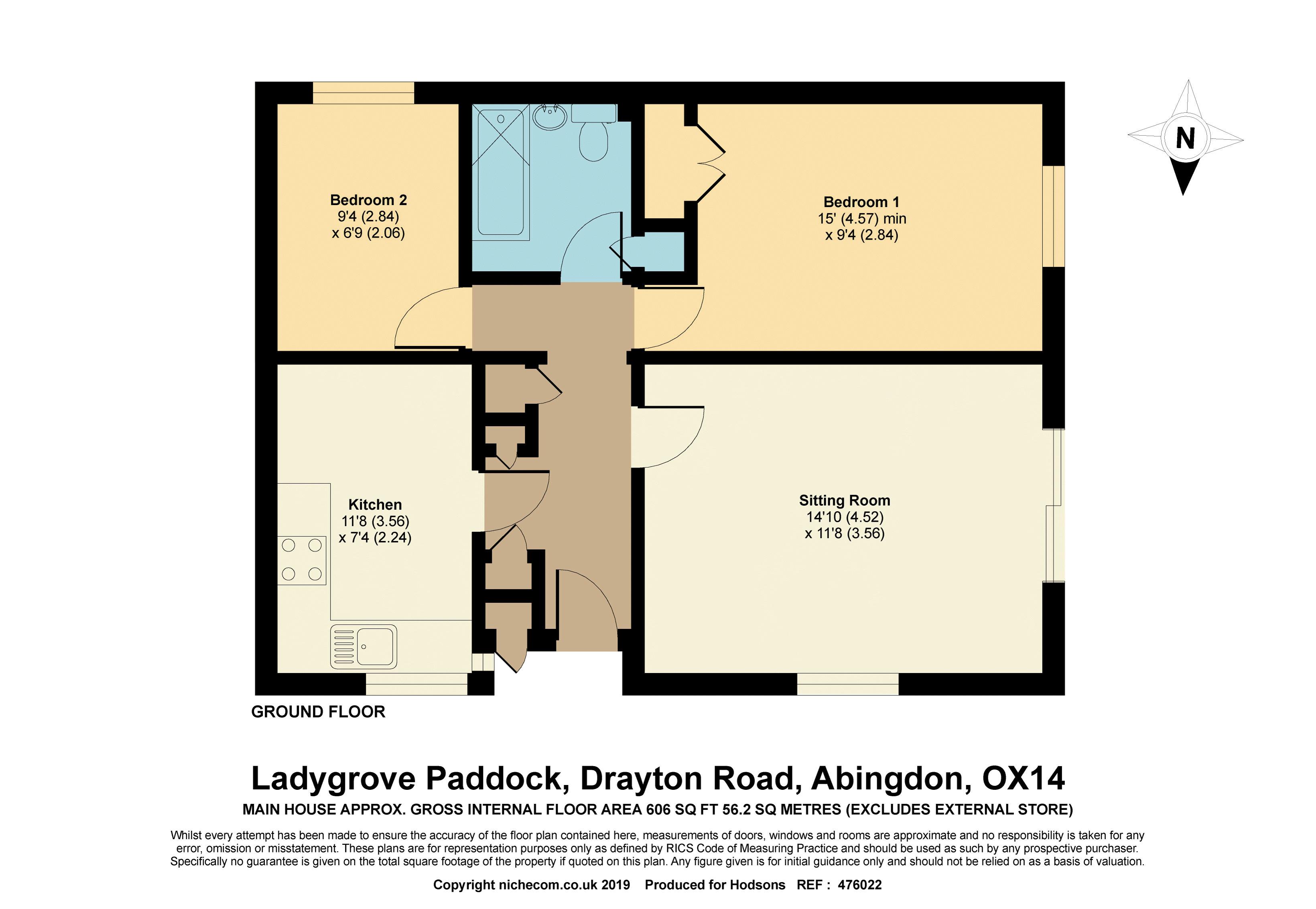 2 Bedrooms Bungalow for sale in Drayton Road, Abingdon OX14