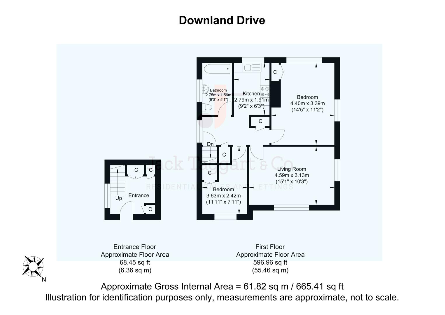 66A, Downland Drive, Hove floorplan