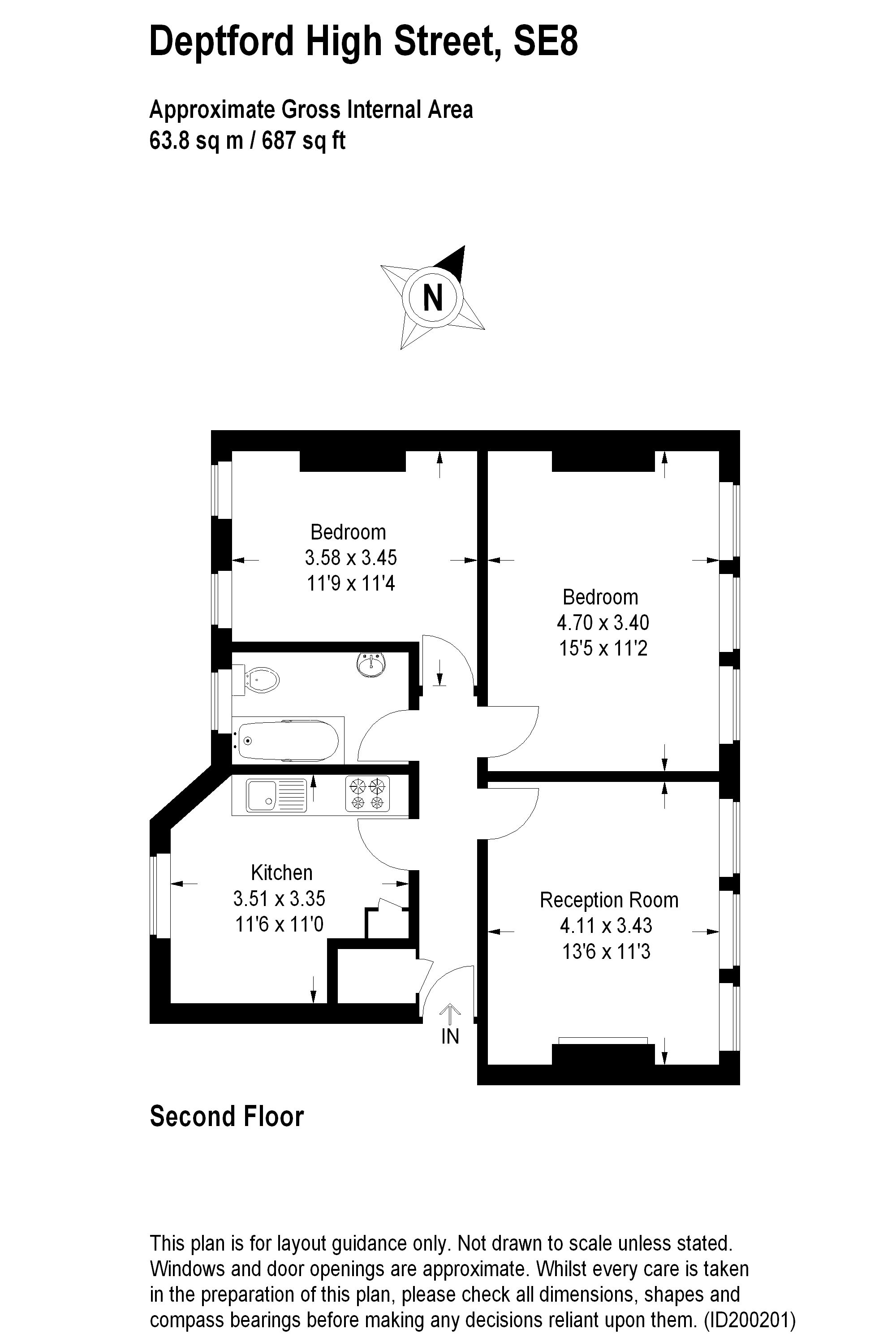 69D Deptford High Street, London floorplan