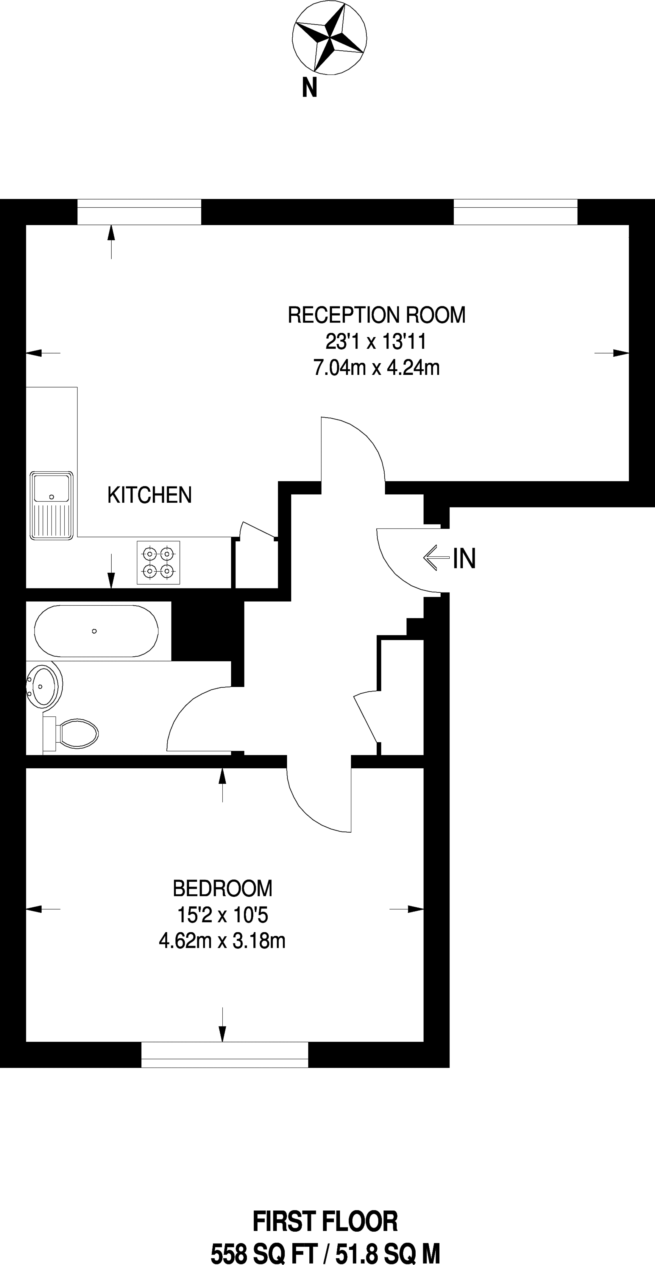1 Bedrooms Flat to rent in Enmore Road, South Norwood SE25