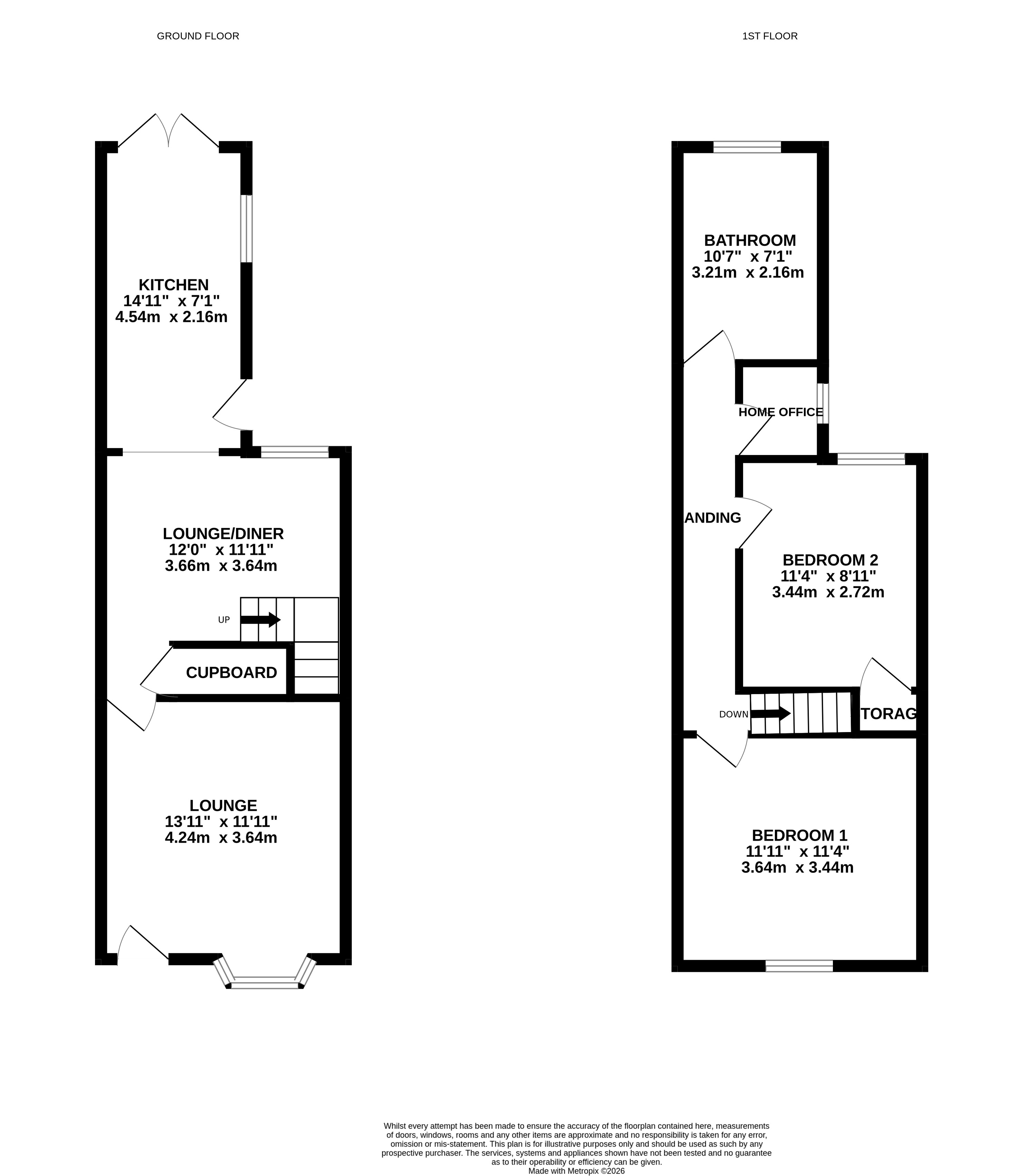 8, Oakland Street, Alfreton floorplan