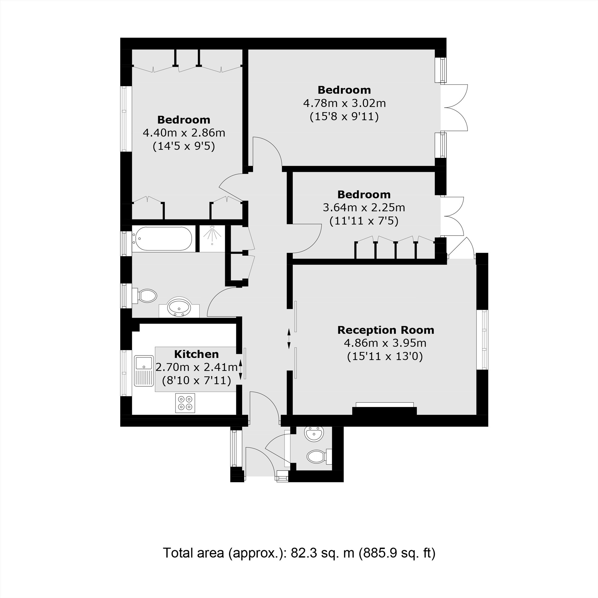 22, Thames Village, London floorplan