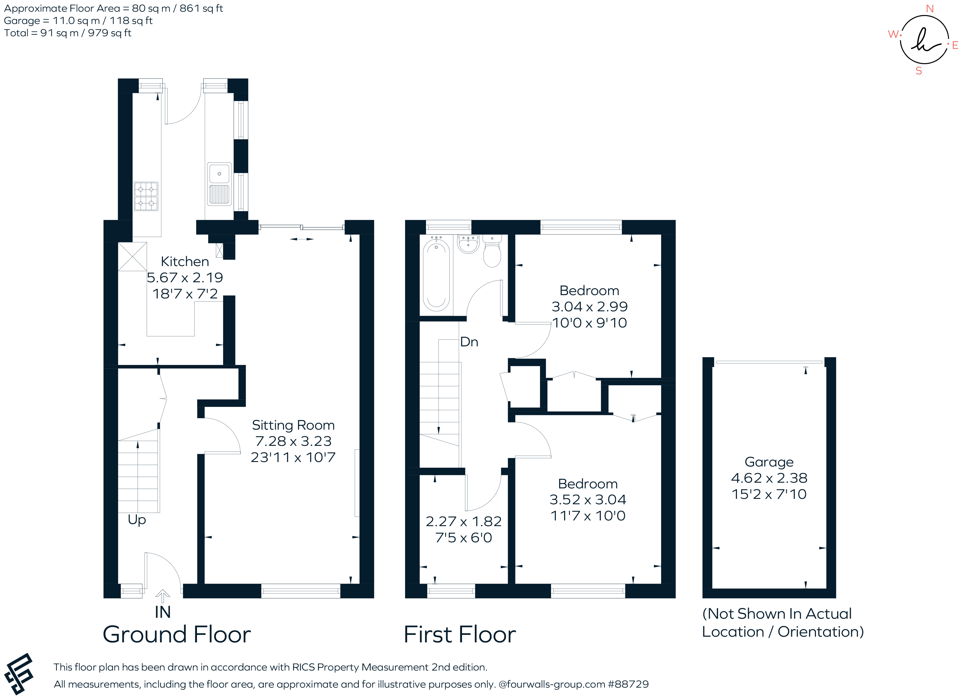 Cracklin Rose Cottage, Lower Street, Barford St. Michael floorplan