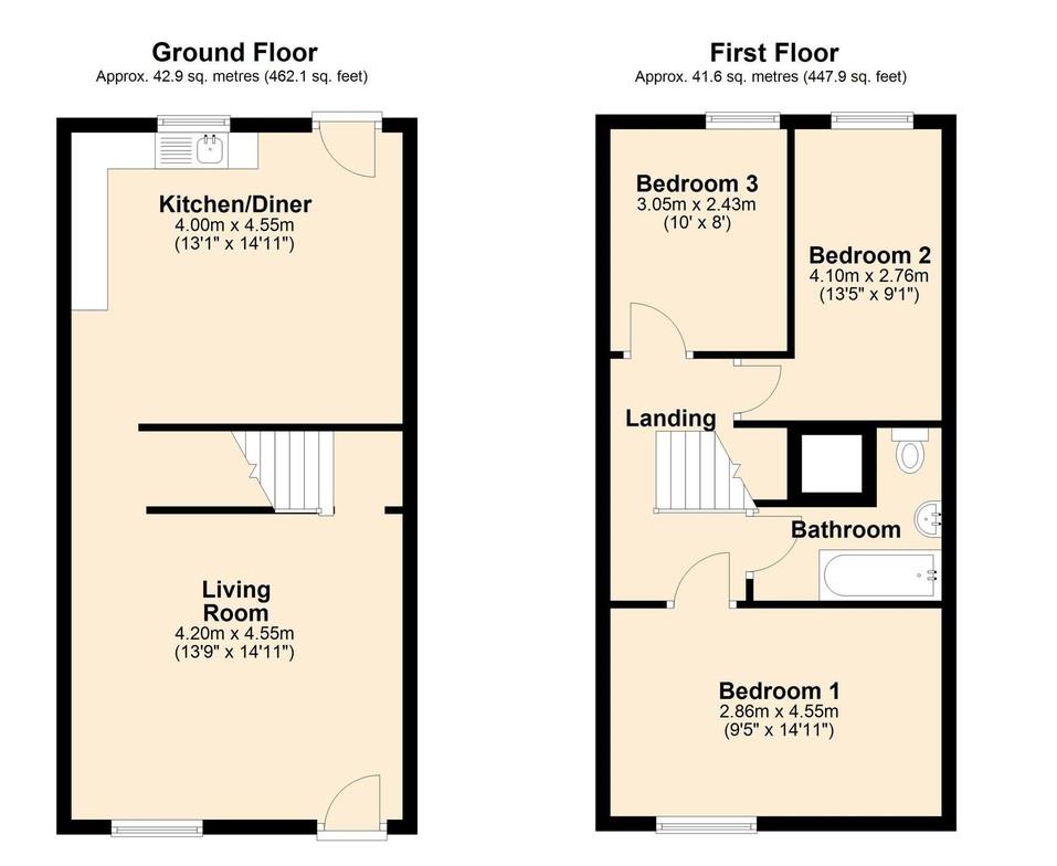28, Queensberry Road, Burnley floorplan