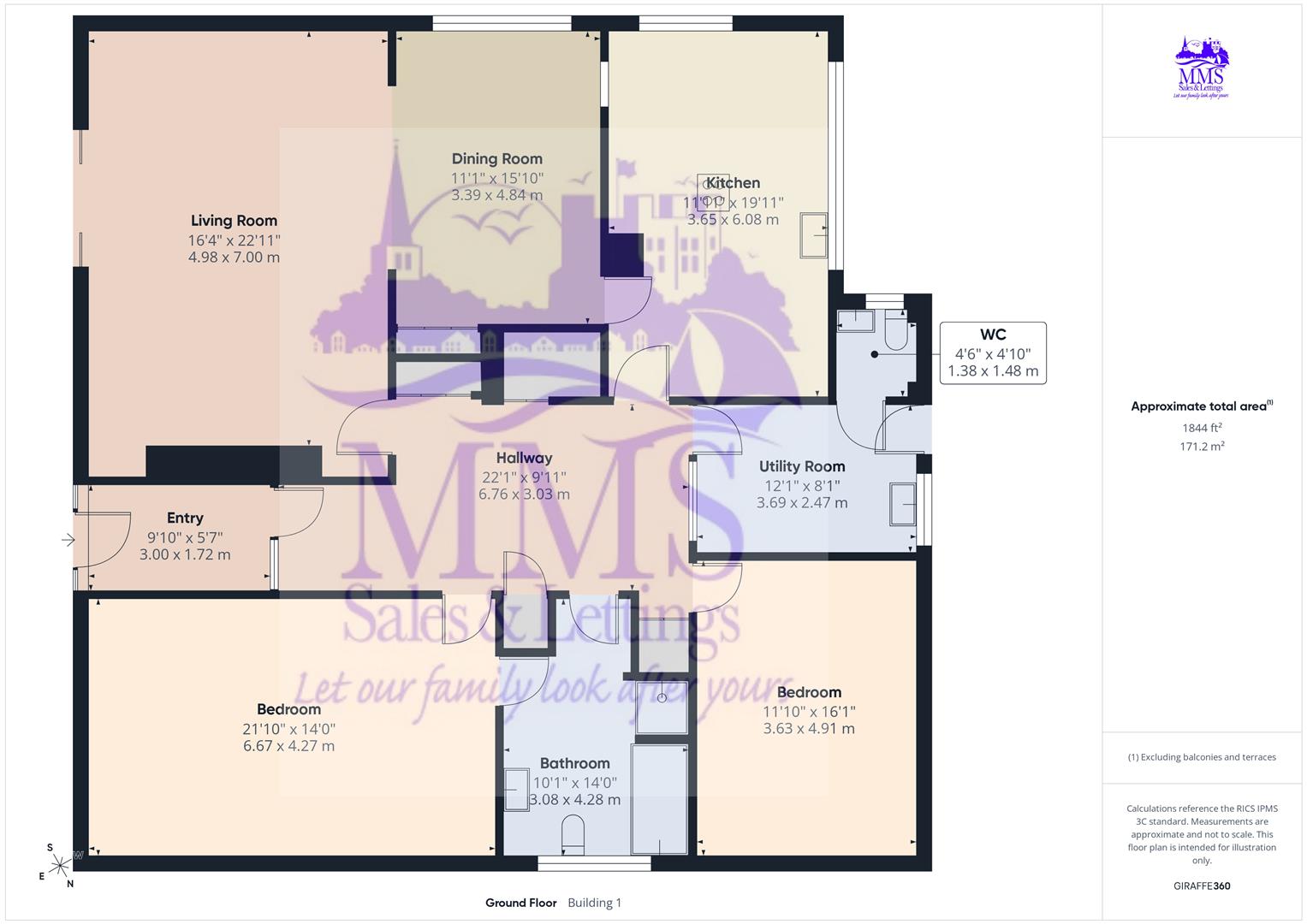 6A, Walderslade Road, Chatham floorplan