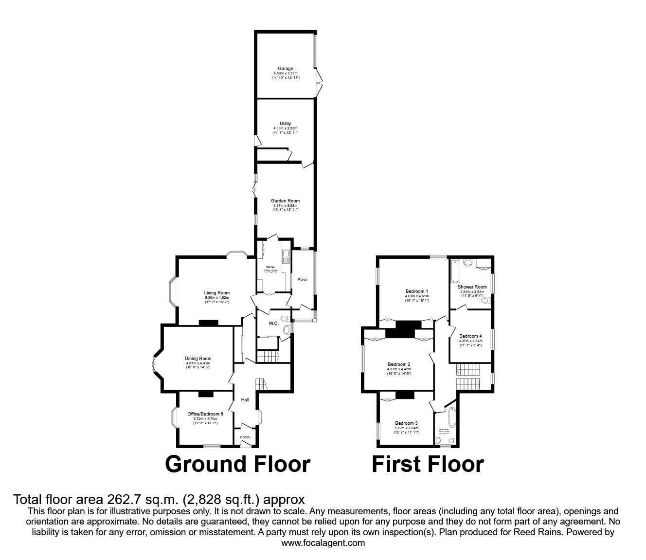 1, Sunlaws Street, Derbyshire floorplan