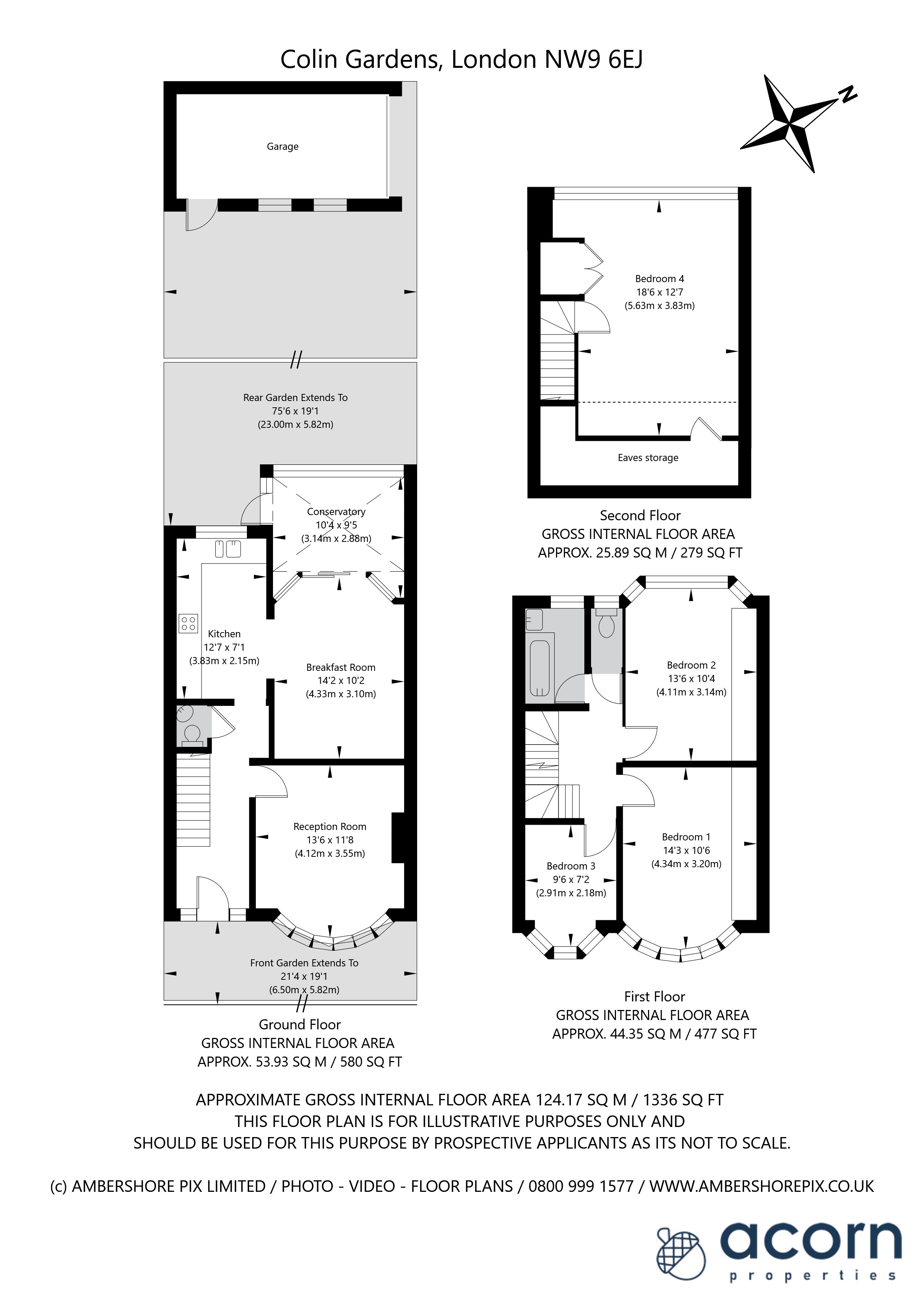 72, Colin Gardens, London floorplan