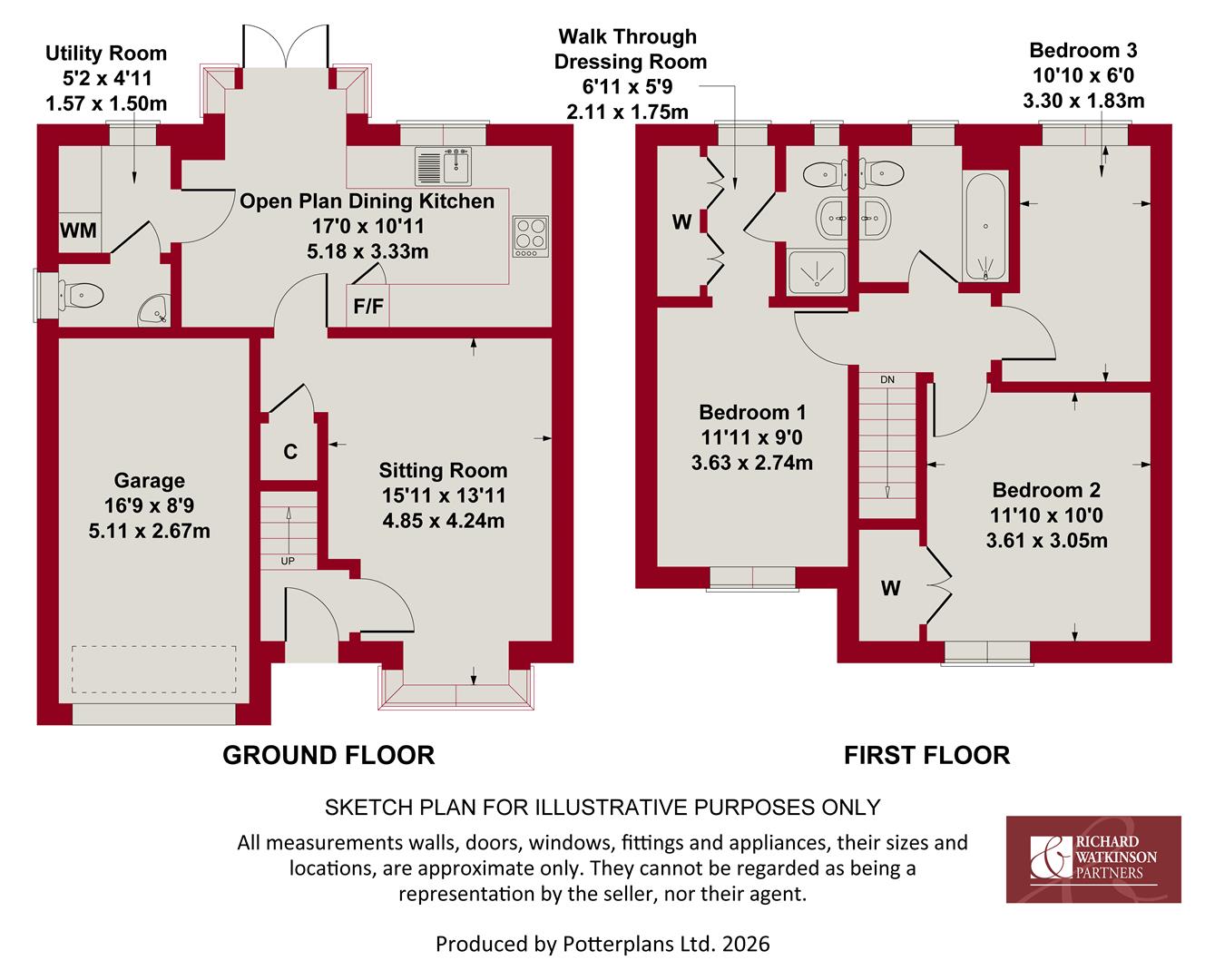 19, Widnall Drive, Bingham floorplan