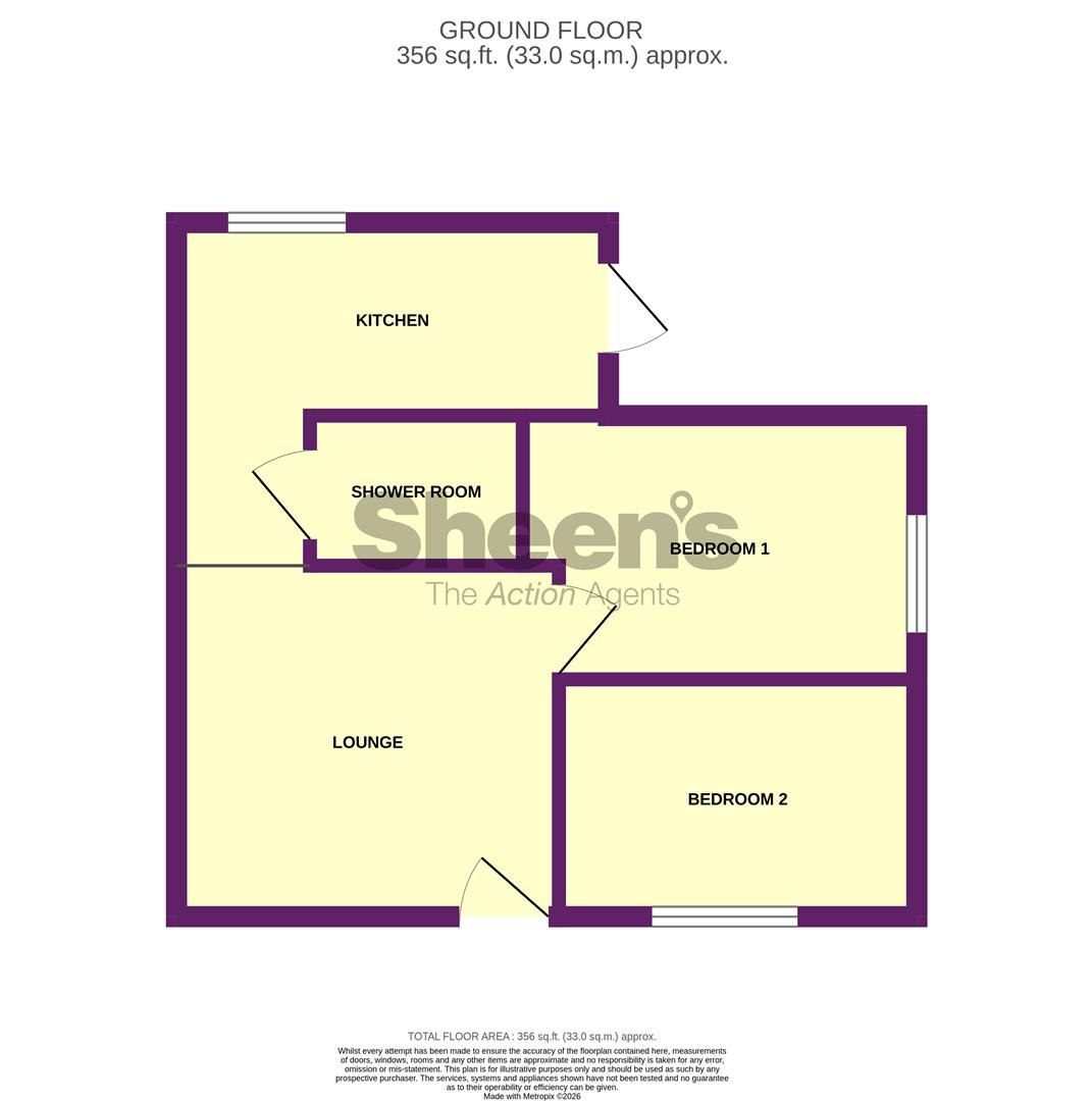 96, Broadway, Jaywick floorplan