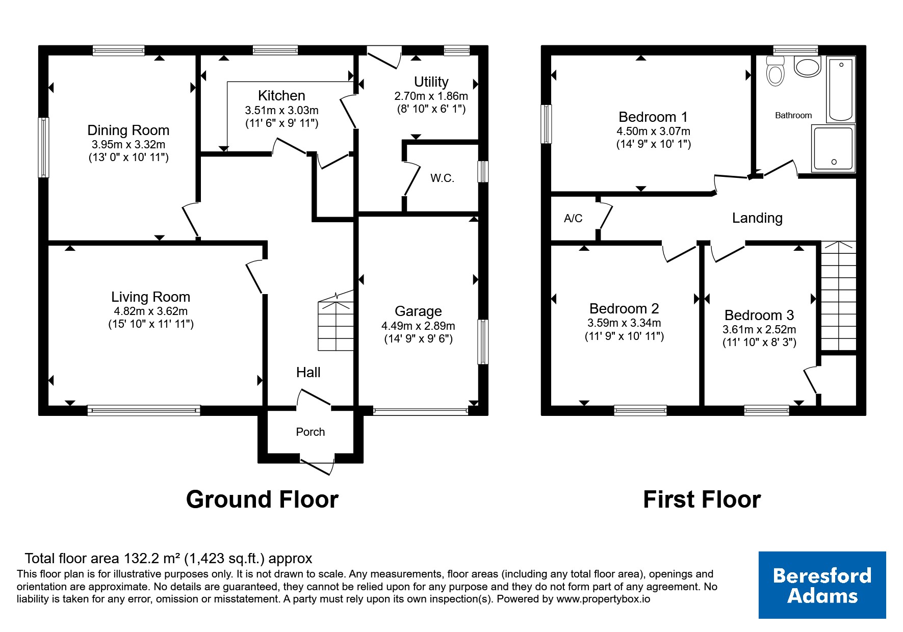 Lleifior, 18, Ffordd Eryri, Gwynedd floorplan
