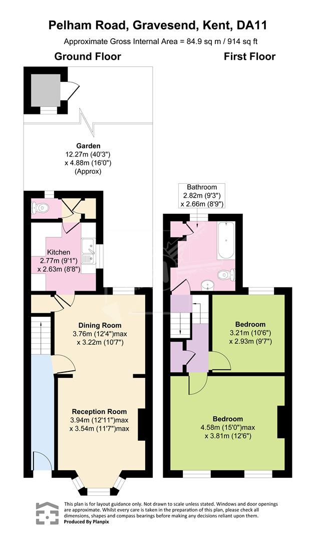95, Pelham Road, Gravesend floorplan