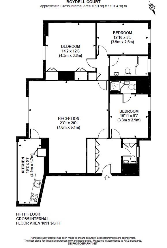 3 Bedrooms Flat to rent in St. Johns Wood Park, London NW8