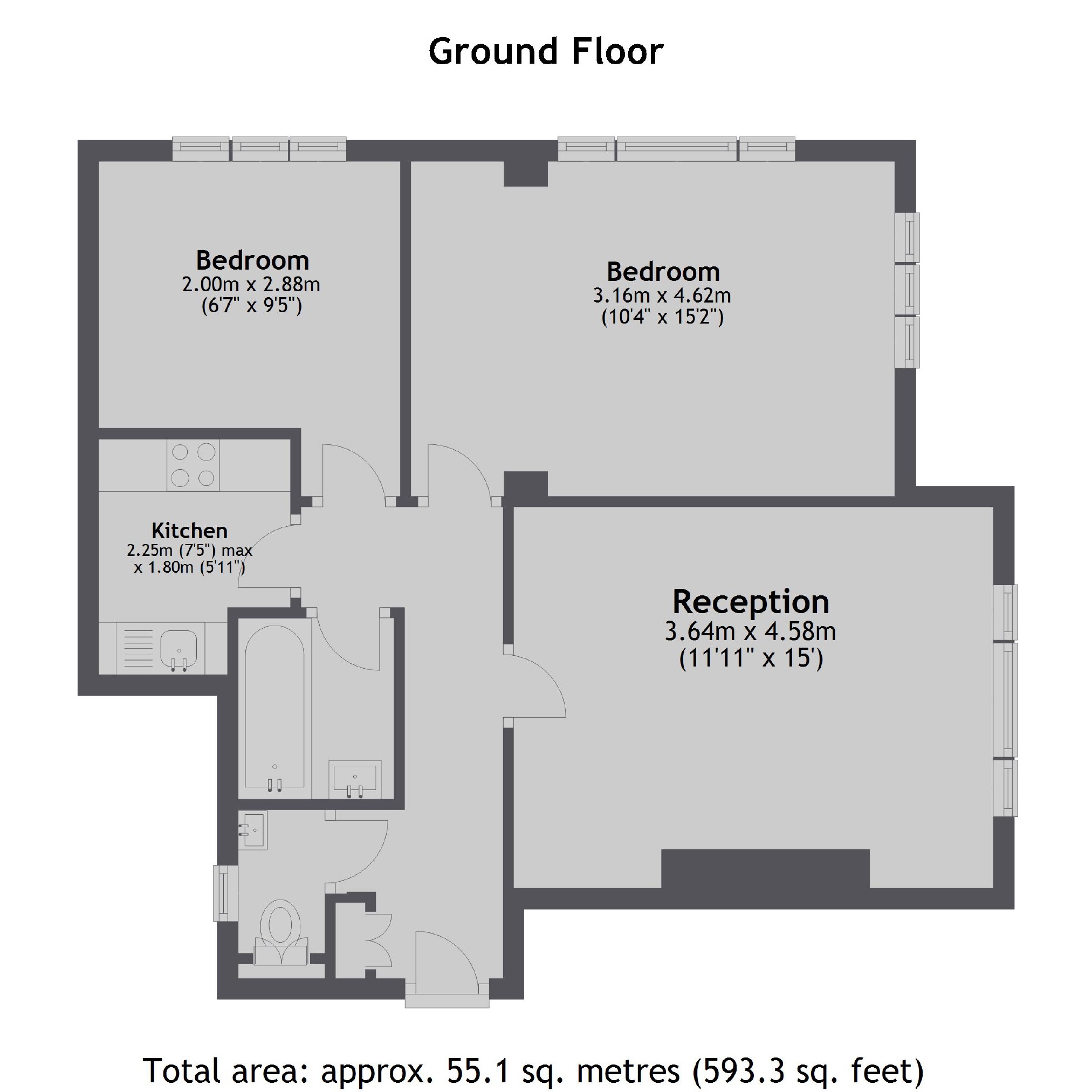 2 Bedrooms Flat for sale in West End Lane, London NW6