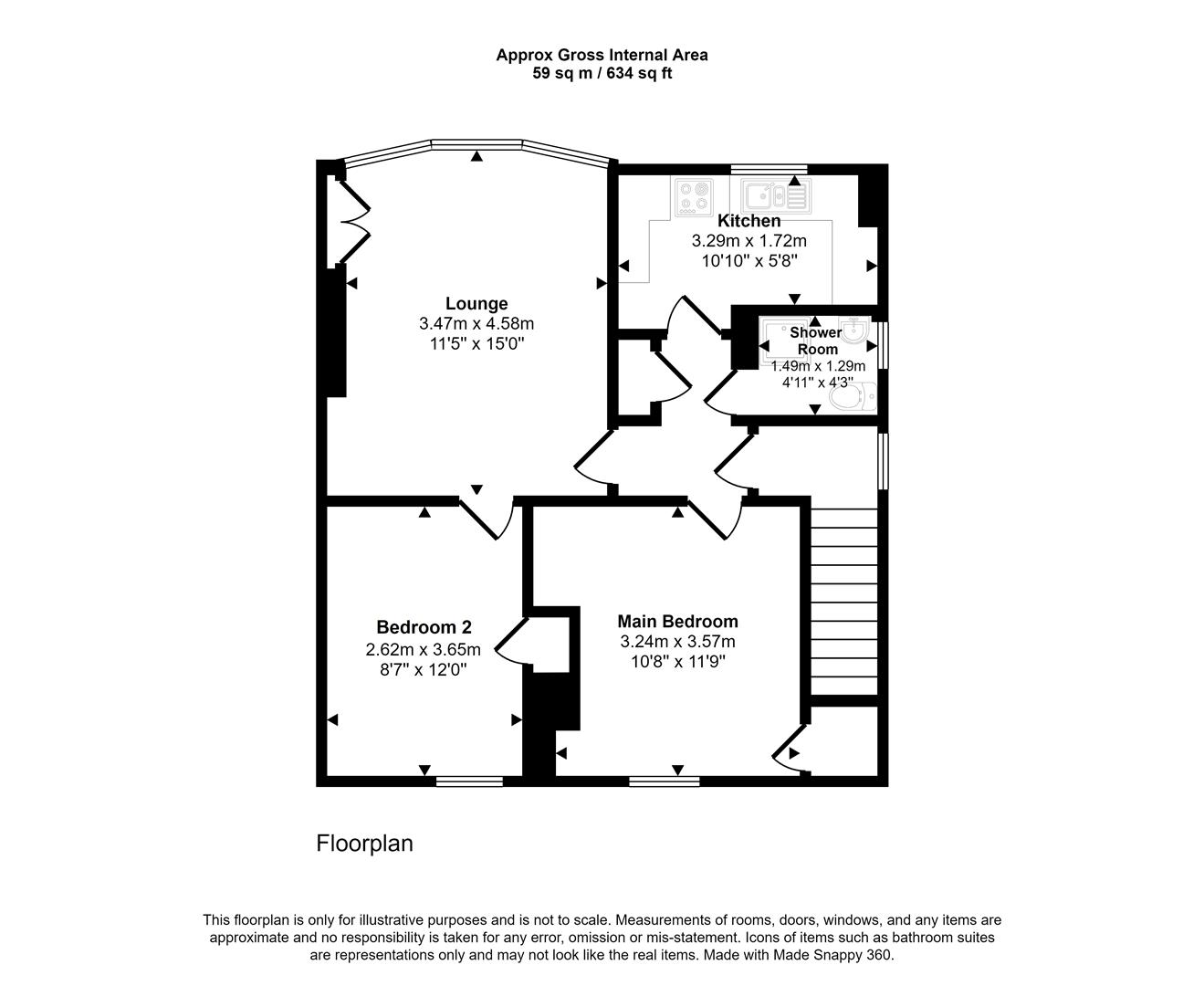 Kelburne Oval, Paisley PA1, 2 bedroom flat for sale 64164172