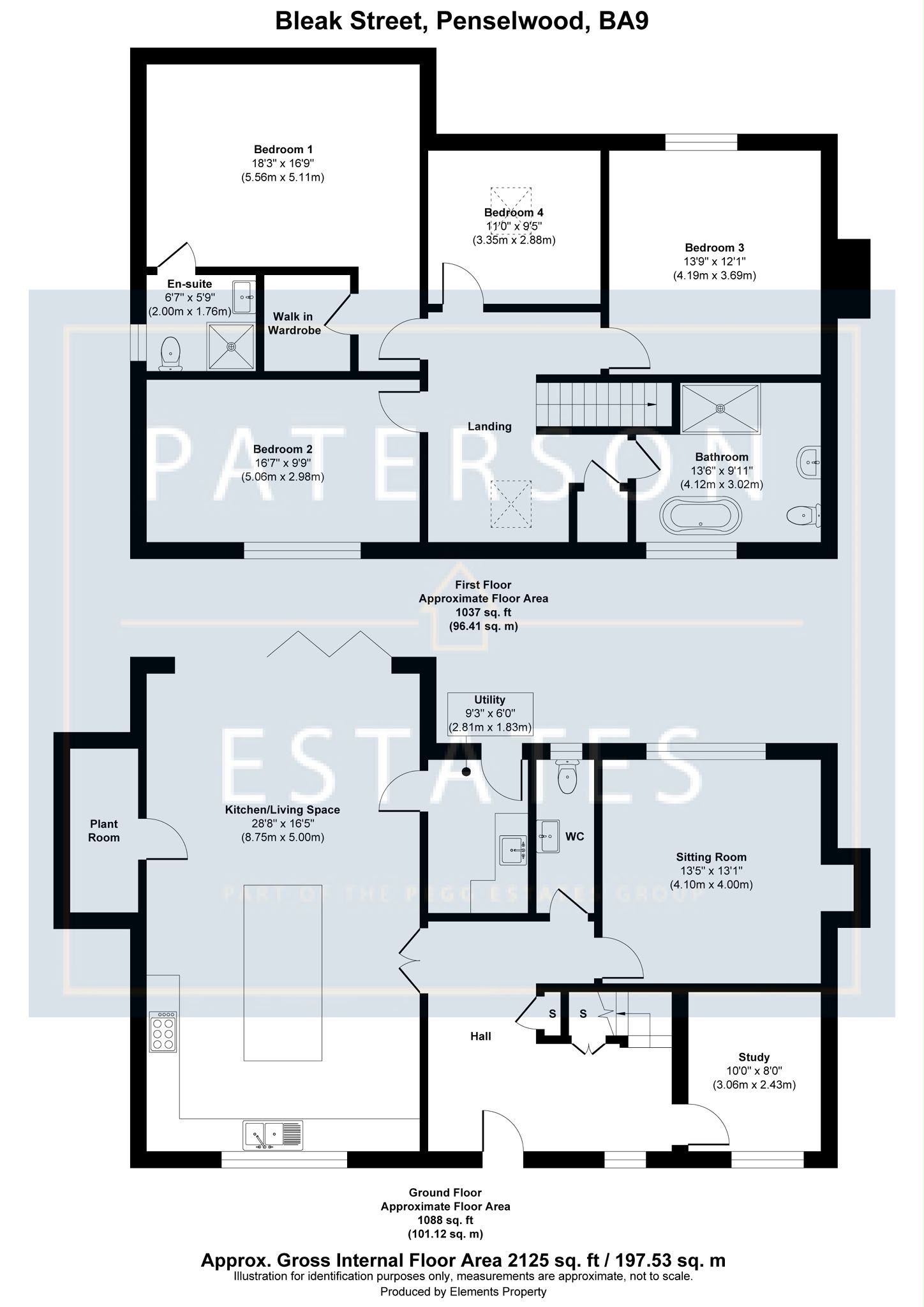 Larchfield, Bleak Street, Wincanton floorplan