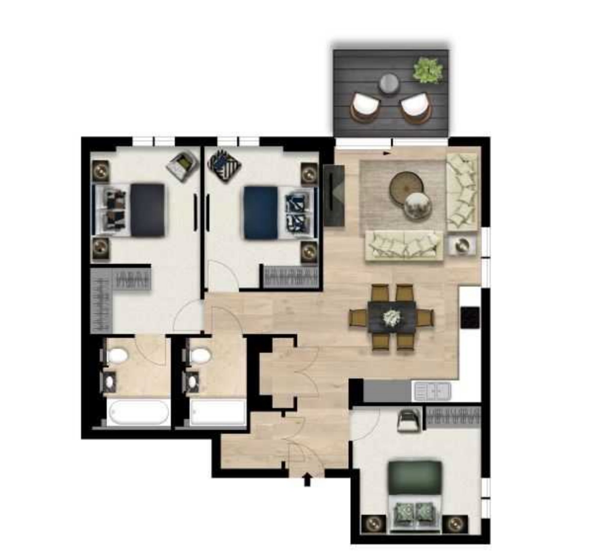 Apt 27, Garrett Mansions, London floorplan