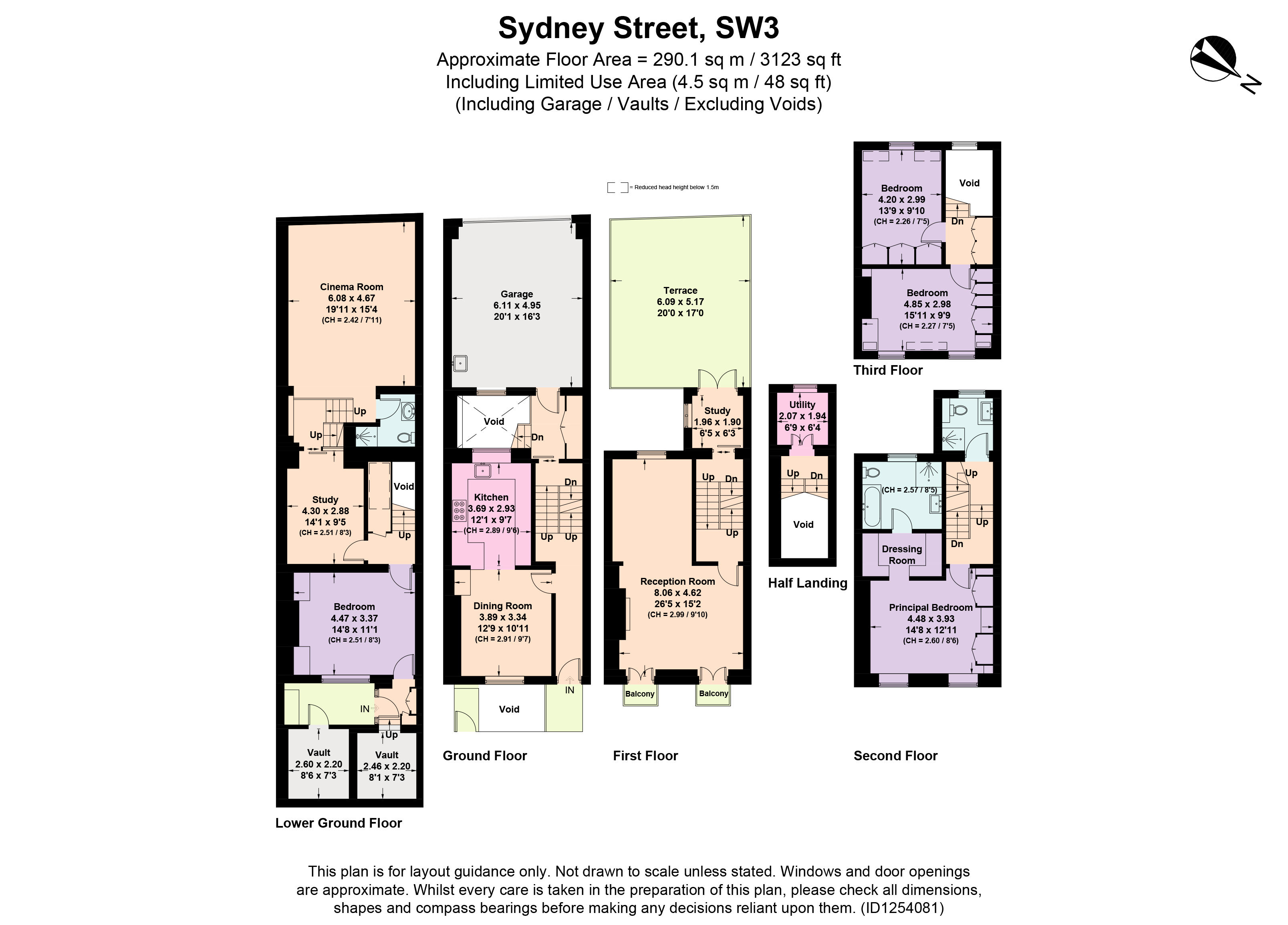 27, Sydney Street, London floorplan