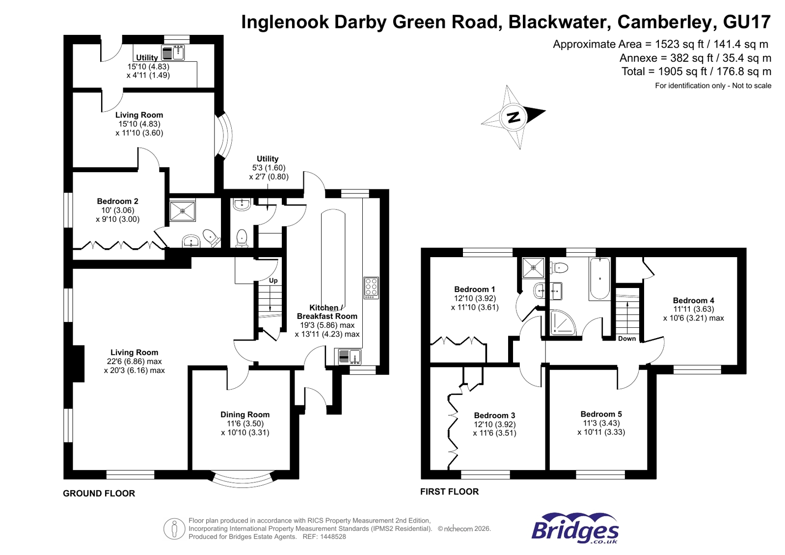 Inglenook,, Darby Green Road, Camberley floorplan
