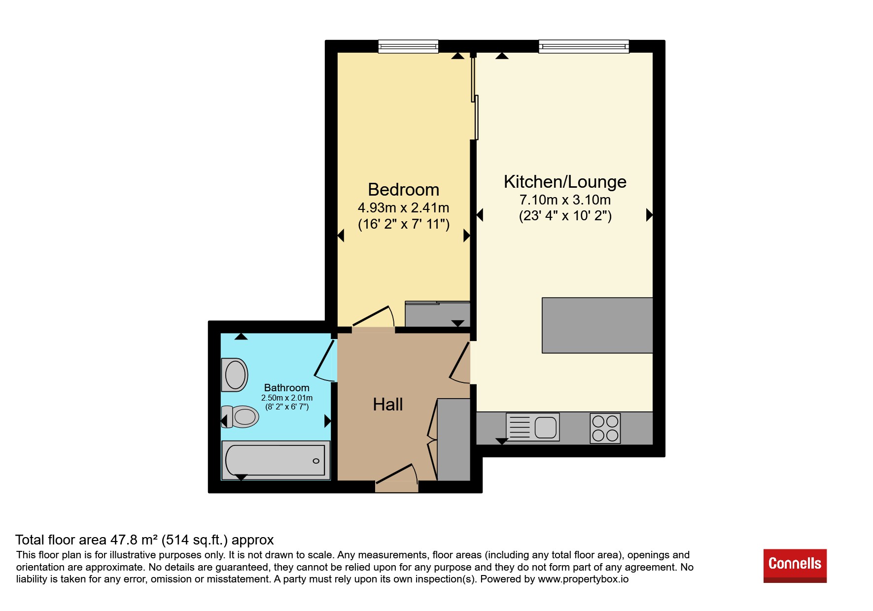 Apartment 3101, 10, Holloway Circus Queensway, Birmingham floorplan