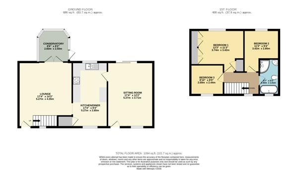 22, Westfield, Hull floorplan