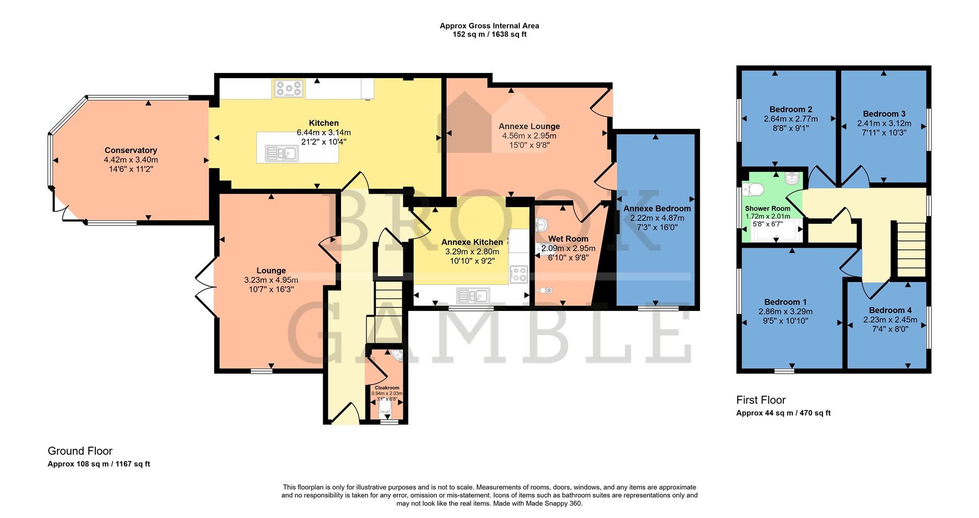 1, Hodcombe Close, Eastbourne floorplan