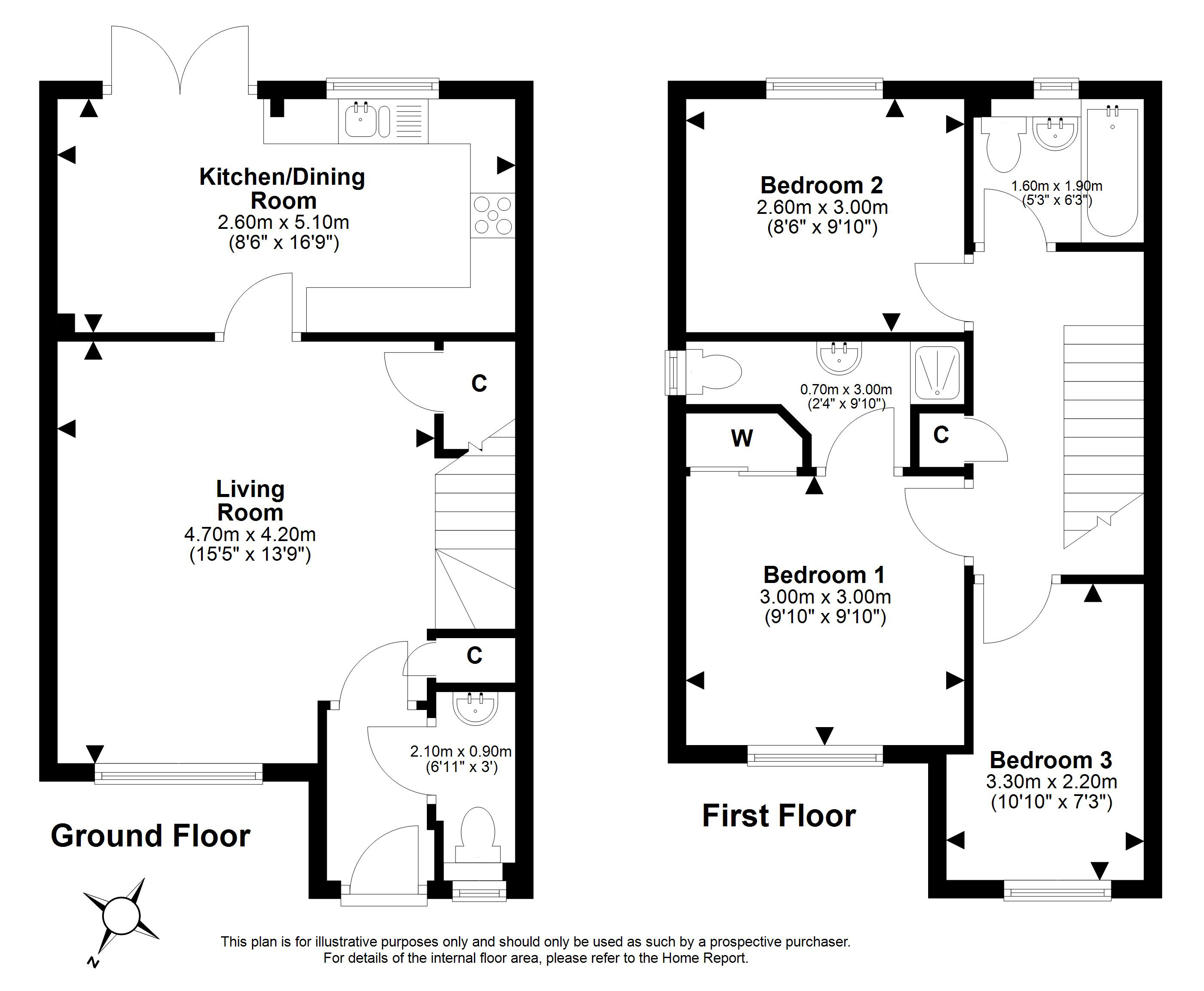 16, Princes Way, Tranent floorplan