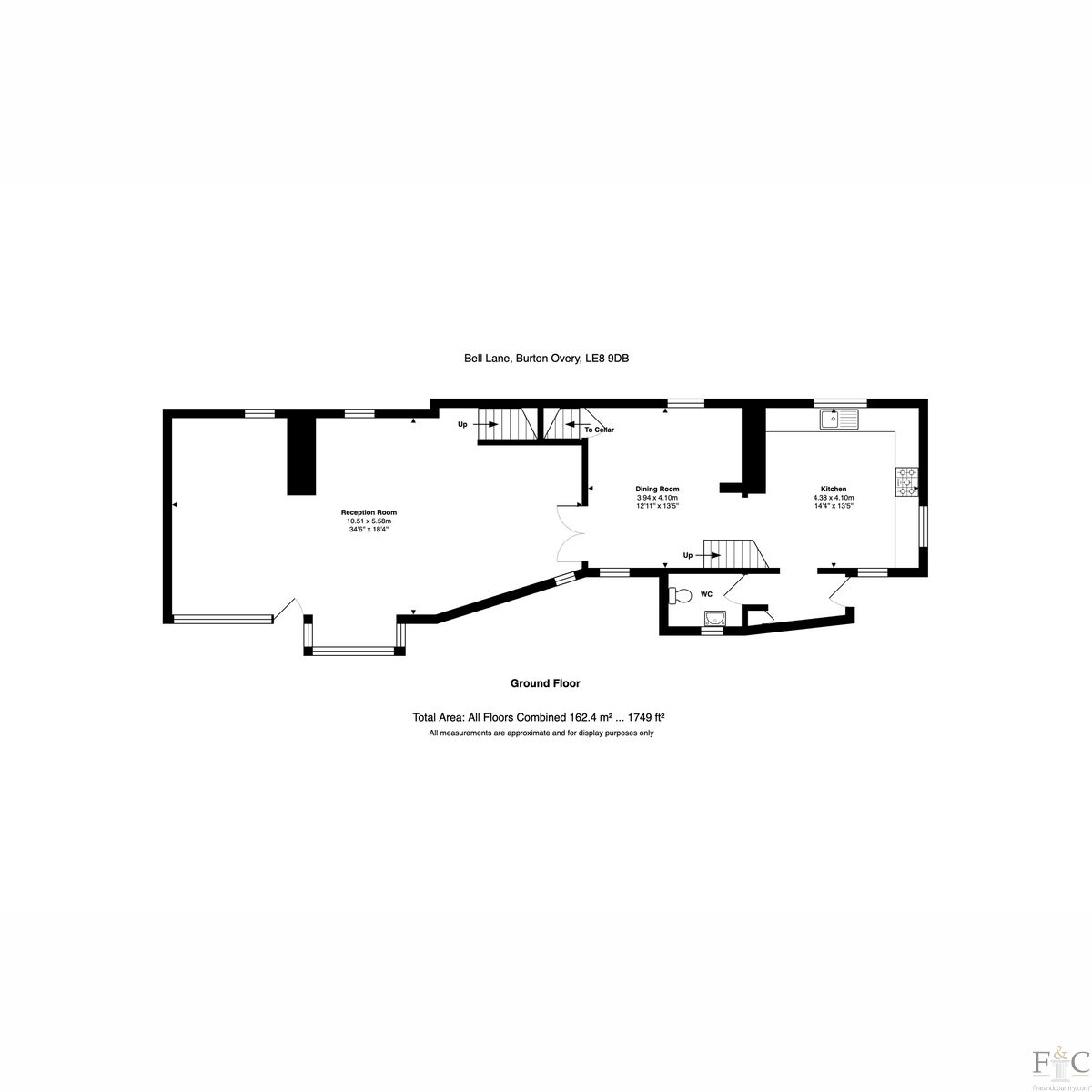00, Bell Lane, Burton Overy floorplan