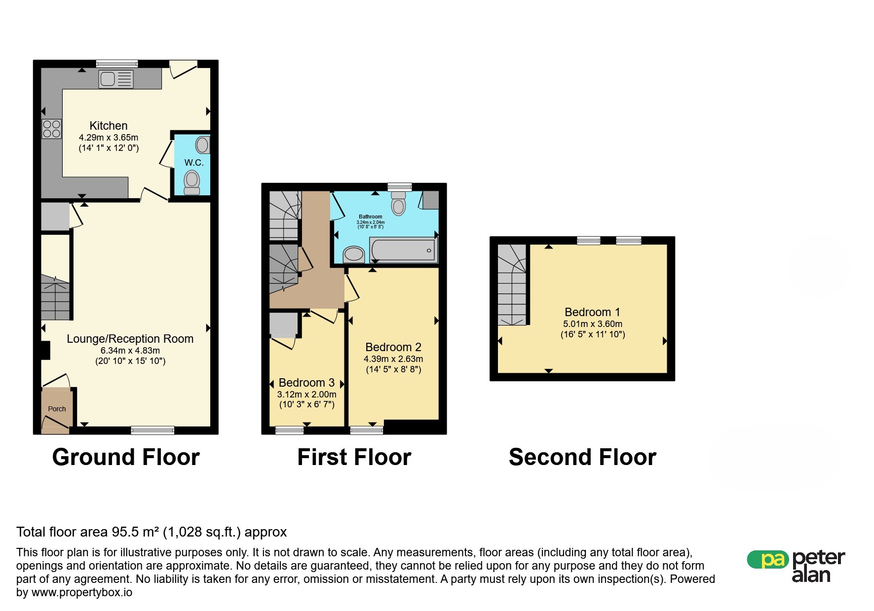9, Oakfield Terrace, Tonypandy floorplan